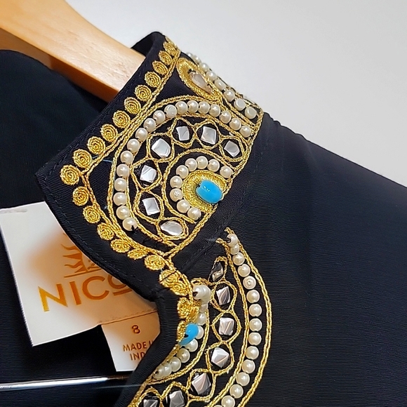 NicoBlu | Noor Kaftan Embellished Resortwear - Picture 4 of 15